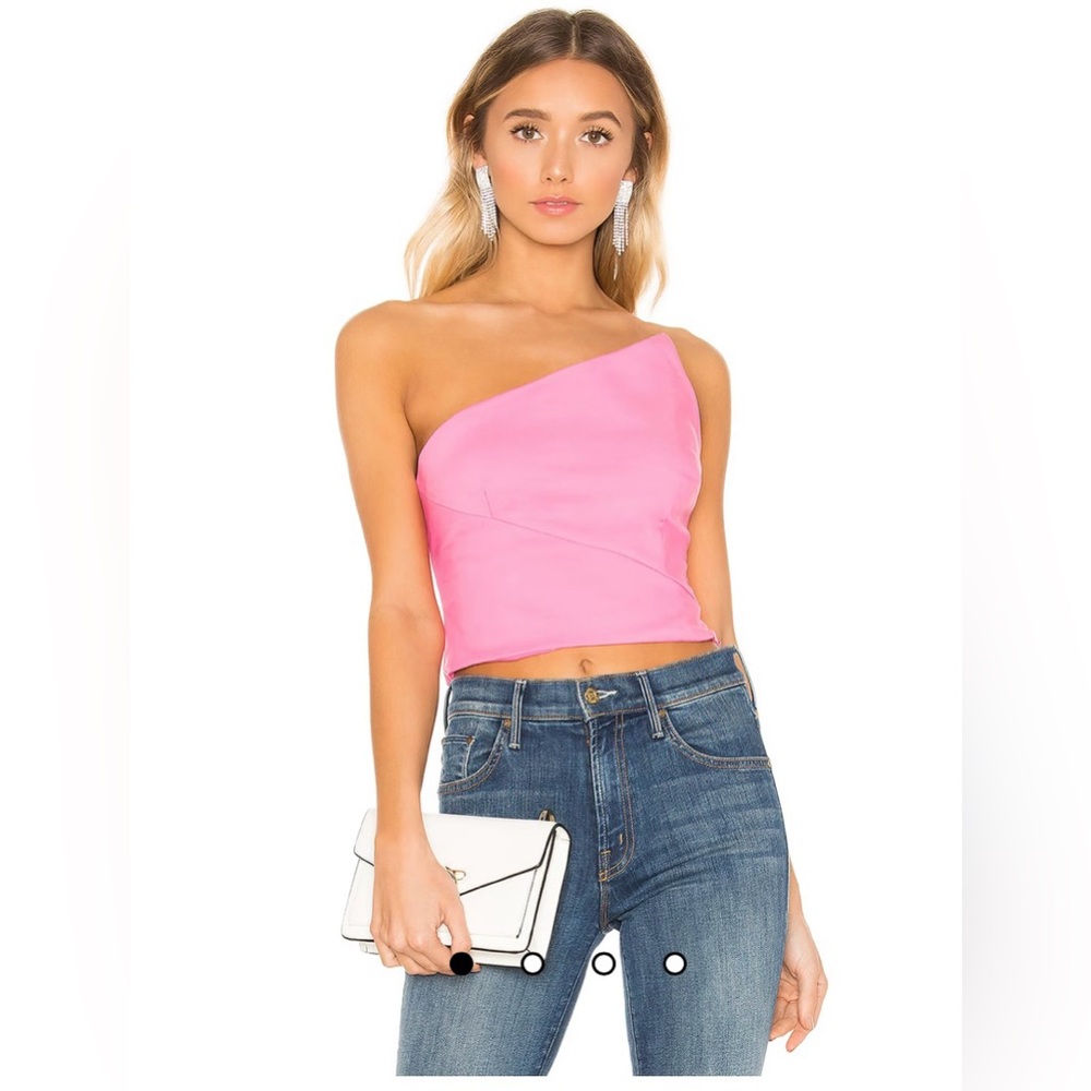 REVOLVE Quincy Strapless Top Hot Pink